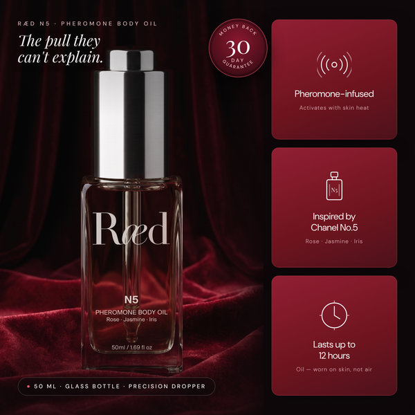 Ræd N5 — Hero — pheromone body oil, 30-day money-back guarantee